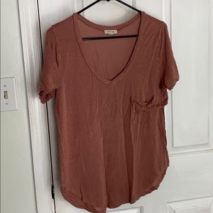 Paper + Tee v neck t shirt